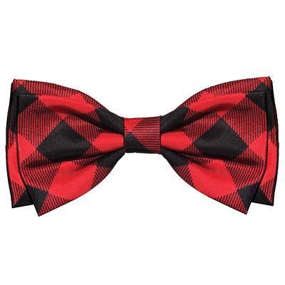Buffalo Check Bow Tie by Huxley & Kent - Wiggles And Barks