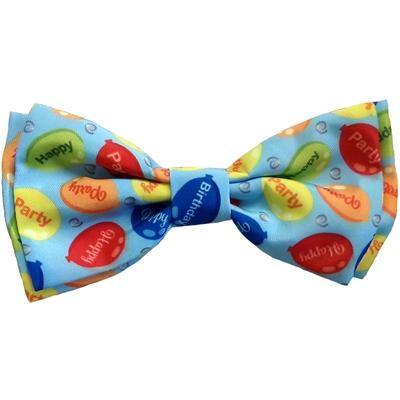 Party Time Blue Bow Tie by Huxley & Kent - Wiggles And Barks