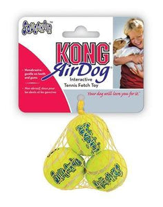 Kong® AirDog® Squeaker Tennis Ball - Wiggles And Barks