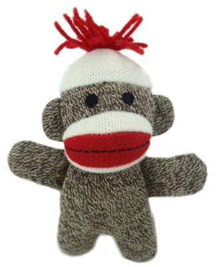 Kiki Baby Sock Monkey by Lulubelles Power Plush - Wiggles And Barks