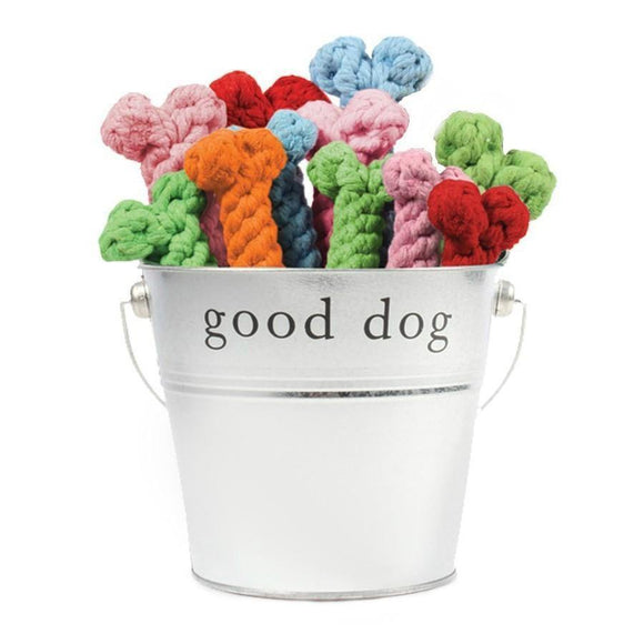 Cotton Rope Bone Toy for Dogs - Wiggles And Barks