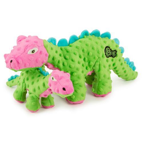 Dinos Spike Green and Pink by GoDog - Wiggles And Barks