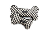 Gingham Bone Toy - Wiggles And Barks